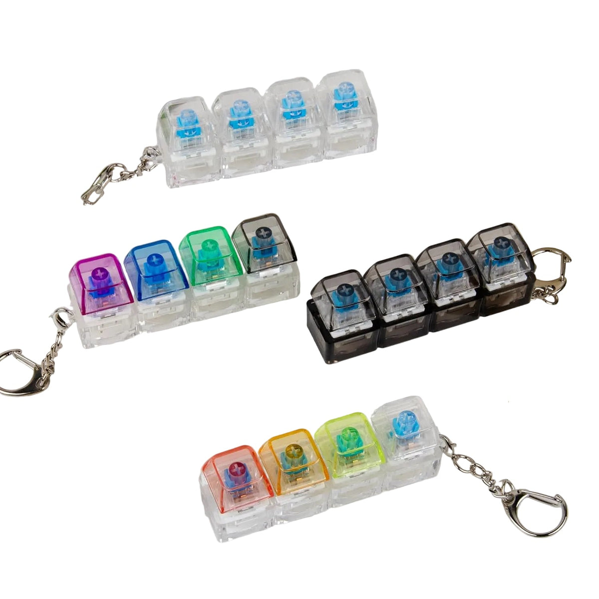 Keyboard Fidget Toy Keyring / キーボード型フィジェットトイキーホルダー