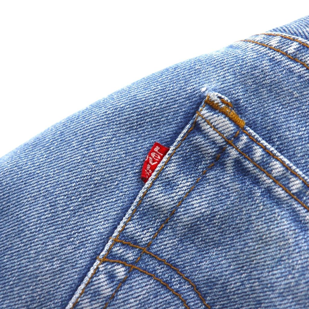 Levi's 90年代 USA製 501 デニムパンツ 32 ブルー コットン ボタンフライ ボタン裏524 501-0125