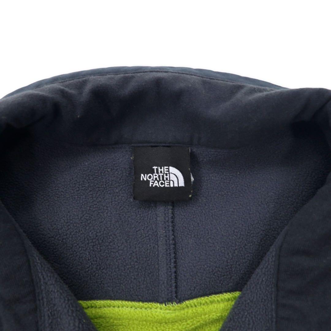 THE NORTH FACE Windstopper Fleece Jacket, Size L, Green/Gray, Polyester, Logo Embroidery