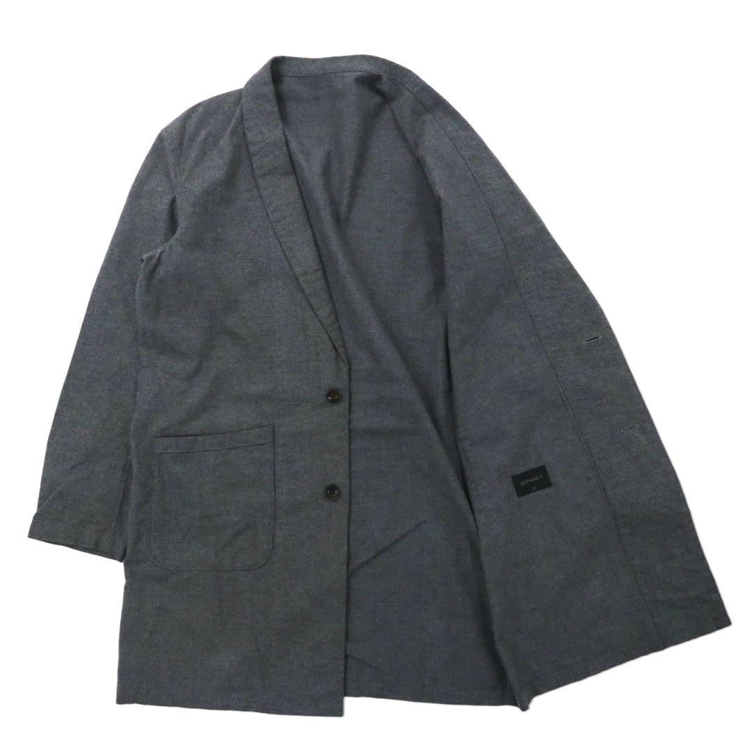 SOPHNET. Gown Coat, Size S, Gray, Cotton, SOPH-156073, Made in Japan
