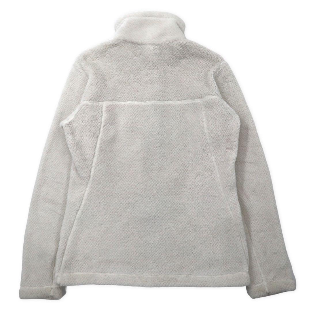 patagonia フルジップ フリースジャケット XS ホワイト ポリエステル 2547FA12