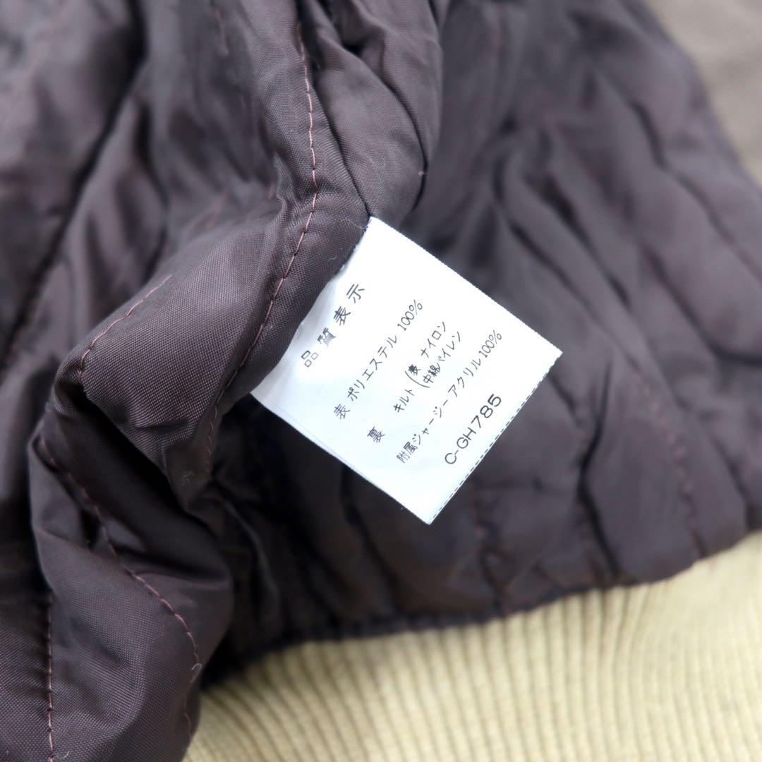 HUNTING JACK 1980s Flight Jacket, Size M, Brown, Polyester Quilted Liner, Made in Japan