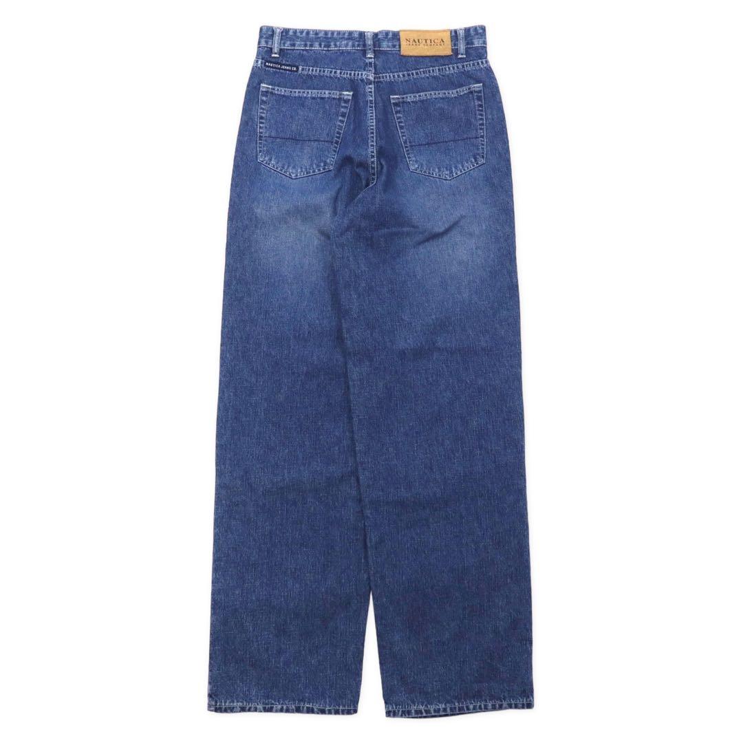 NAUTICA JEANS 90s Baggy Denim Pants, Size 32, Blue, Made in Turkey