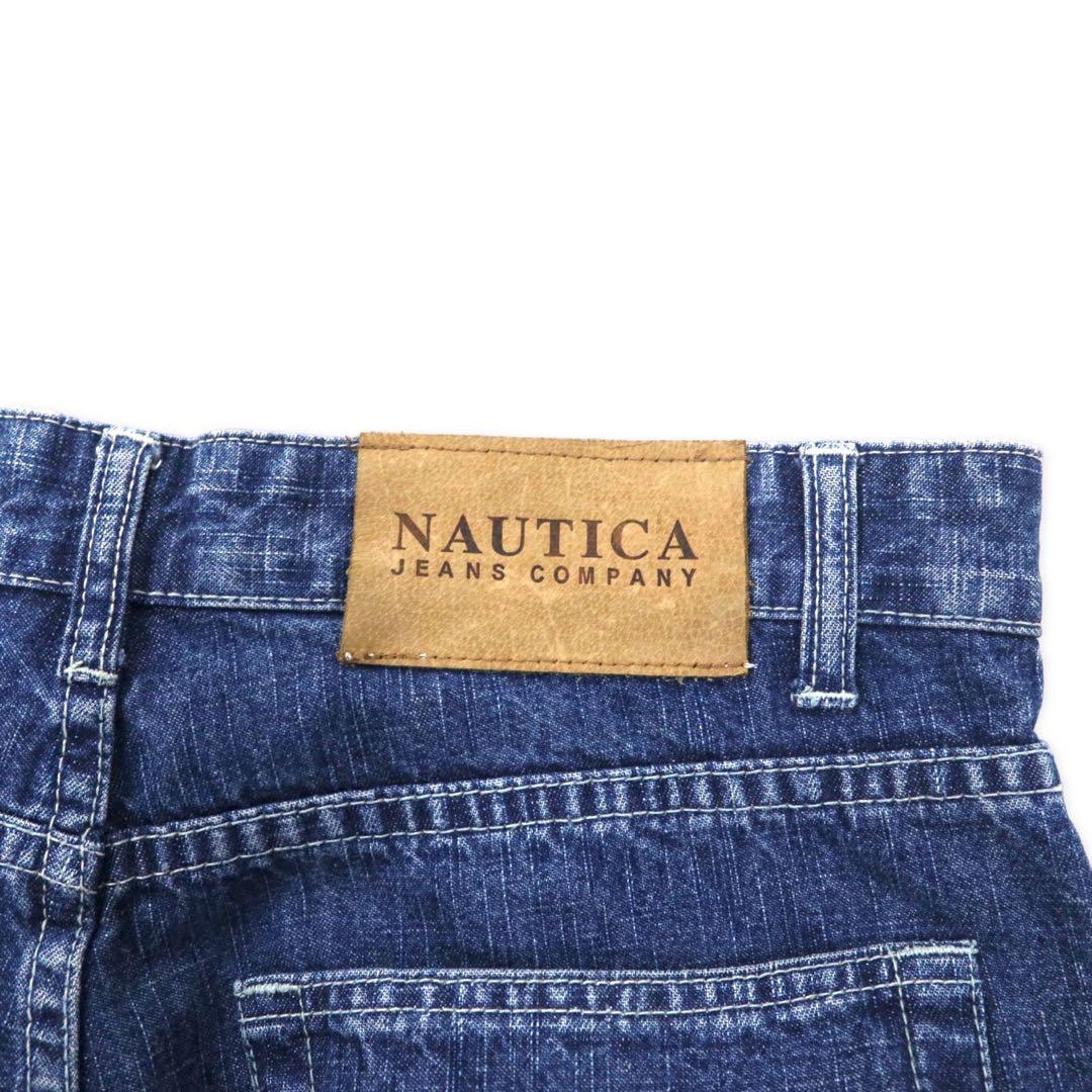 NAUTICA JEANS 90s Baggy Denim Pants, Size 32, Blue, Made in Turkey