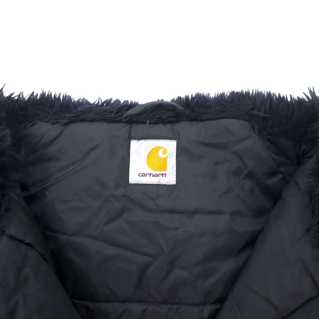 Carhartt N-3B Down Jacket, Size L, Black, Nylon, Padded, Removable Fur, Drawcord, ANCHORAGE PARKA