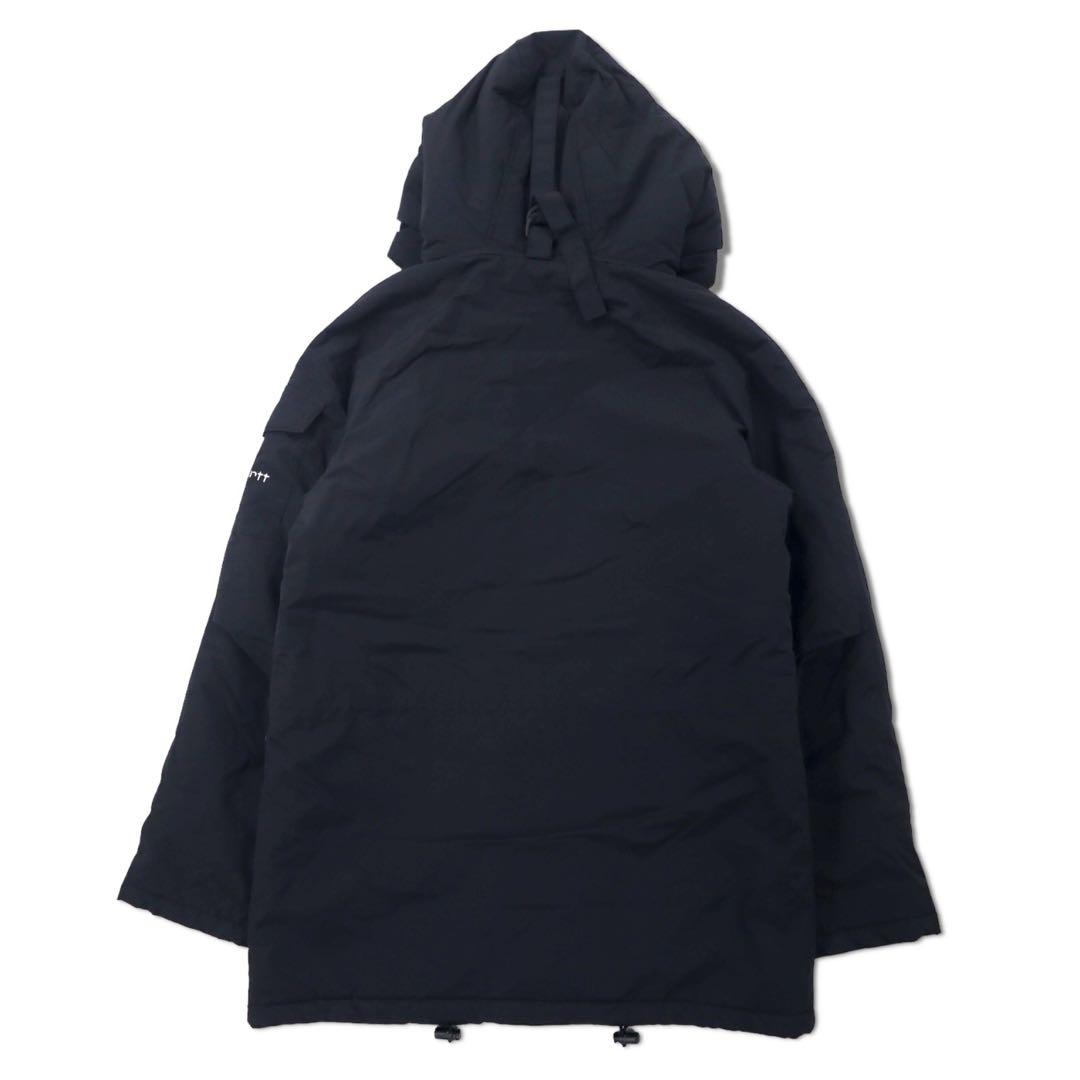 Carhartt N-3B Down Jacket, Size L, Black, Nylon, Padded, Removable Fur, Drawcord, ANCHORAGE PARKA