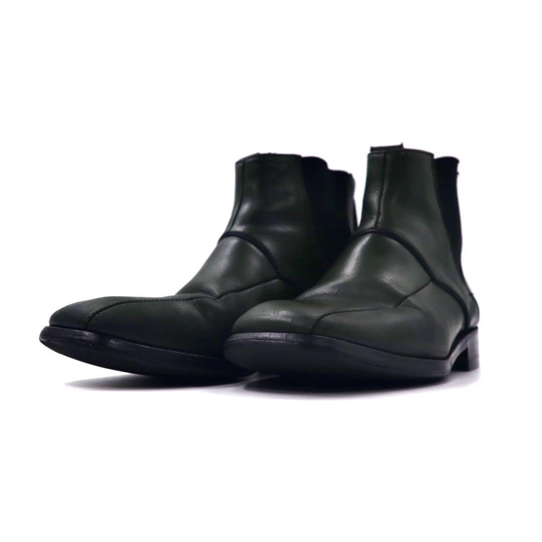 Tricker's St. James Collection Side Gore Boots, Size 24cm, Leather, Made in England