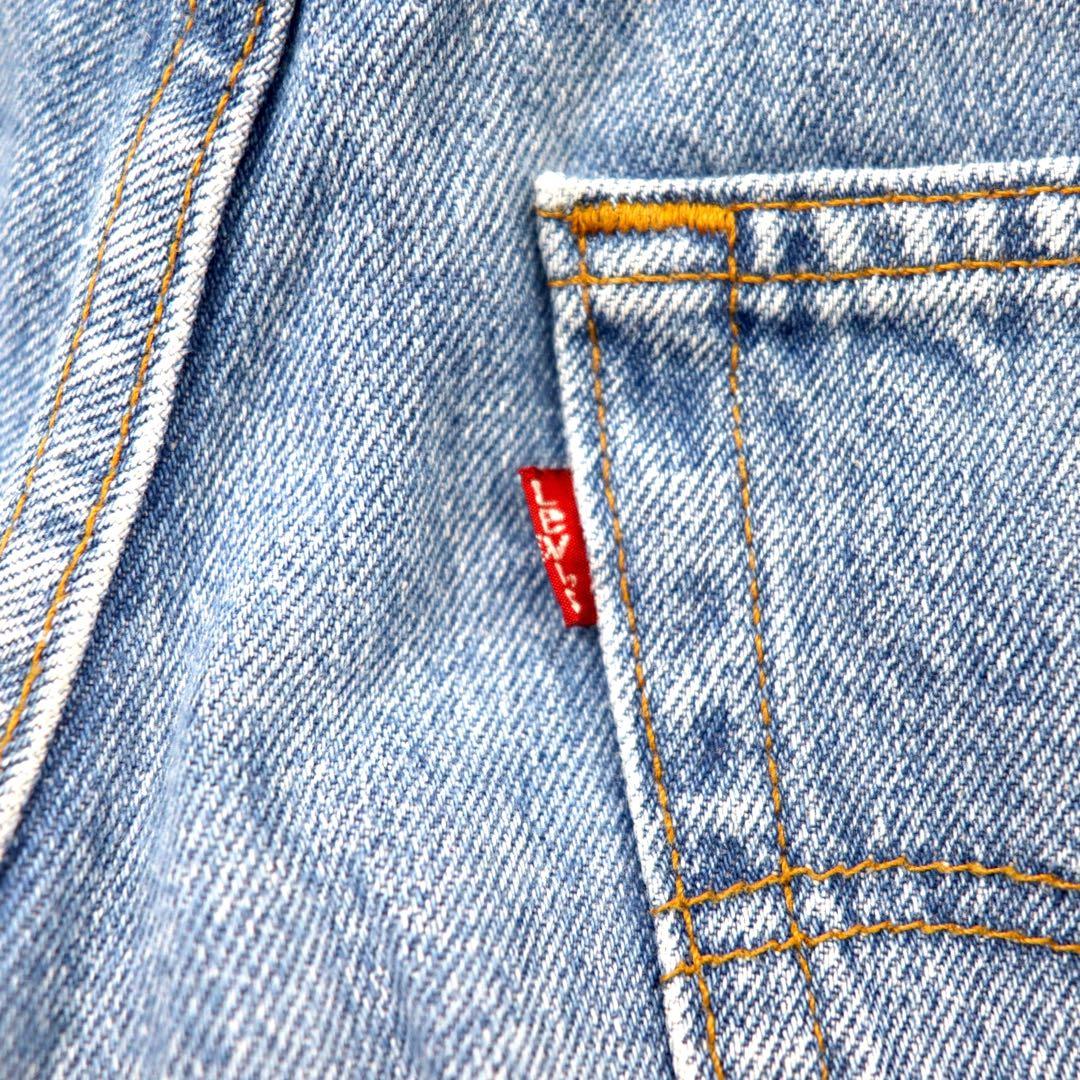 Made in the USA, 90s Levi's 501 denim pants, size 31, blue ice wash, 501 6115