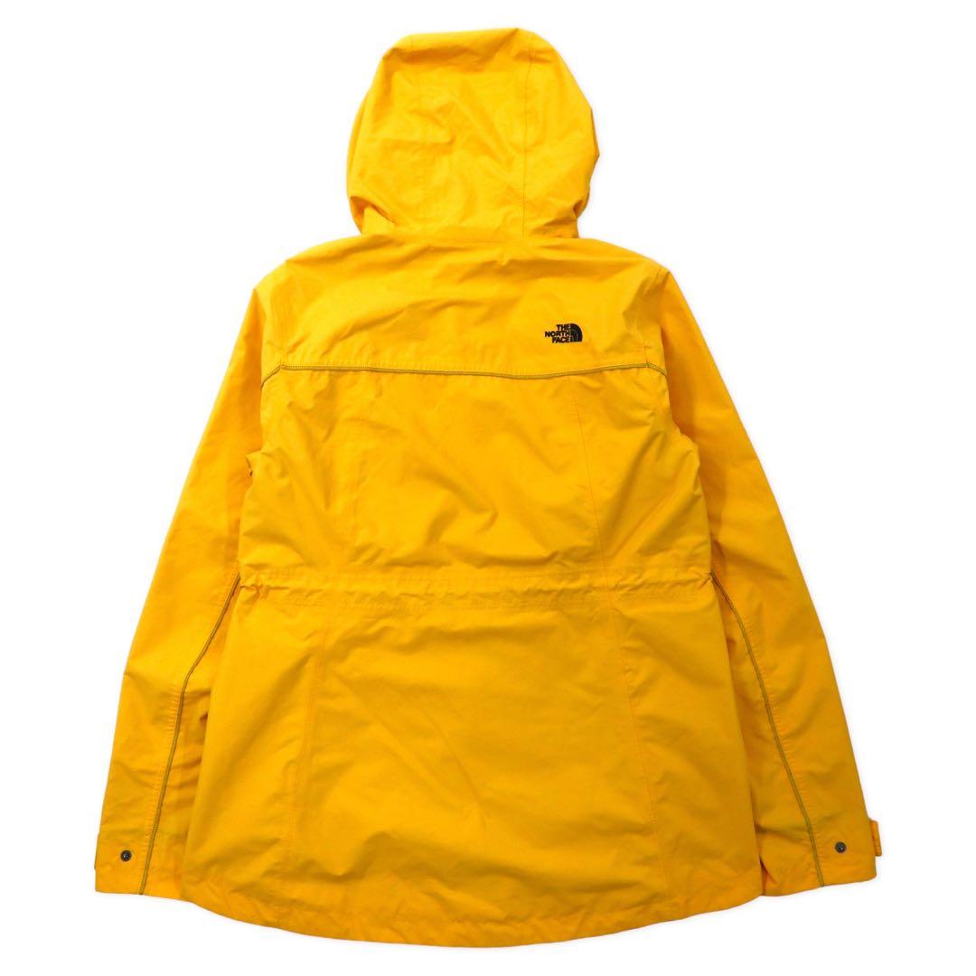 THE NORTH FACE Mountain Parka, Medium, Yellow, Nylon, DRYVENT Waterproof, Double Zip