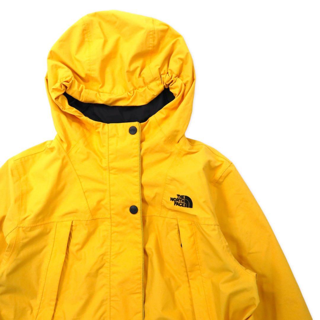 THE NORTH FACE Mountain Parka, Medium, Yellow, Nylon, DRYVENT Waterproof, Double Zip