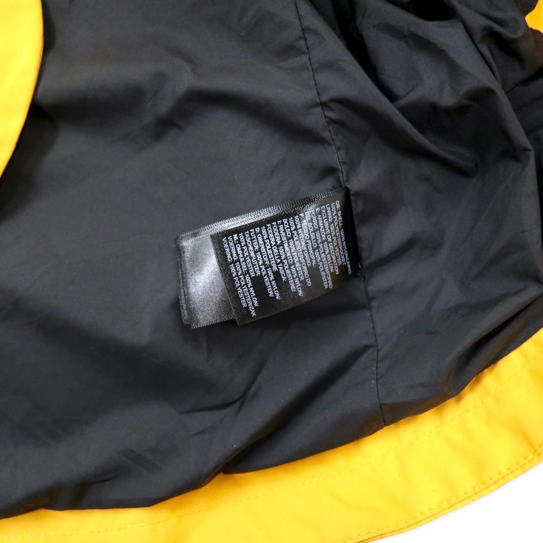 THE NORTH FACE Mountain Parka, Medium, Yellow, Nylon, DRYVENT Waterproof, Double Zip