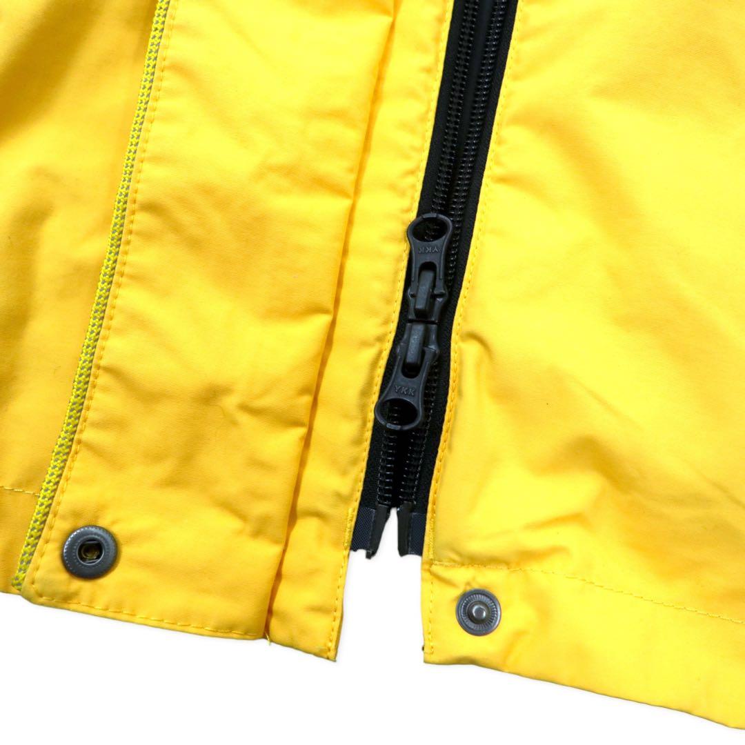 THE NORTH FACE Mountain Parka, Medium, Yellow, Nylon, DRYVENT Waterproof, Double Zip