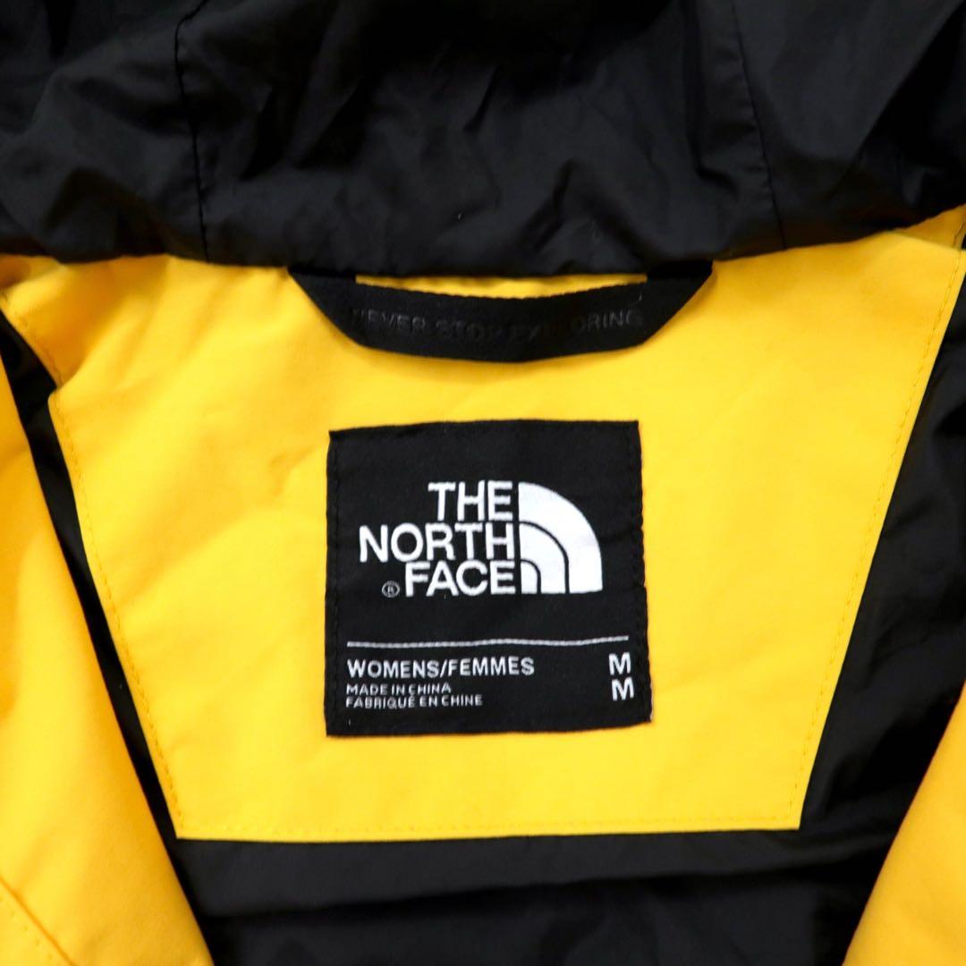 THE NORTH FACE Mountain Parka, Medium, Yellow, Nylon, DRYVENT Waterproof, Double Zip