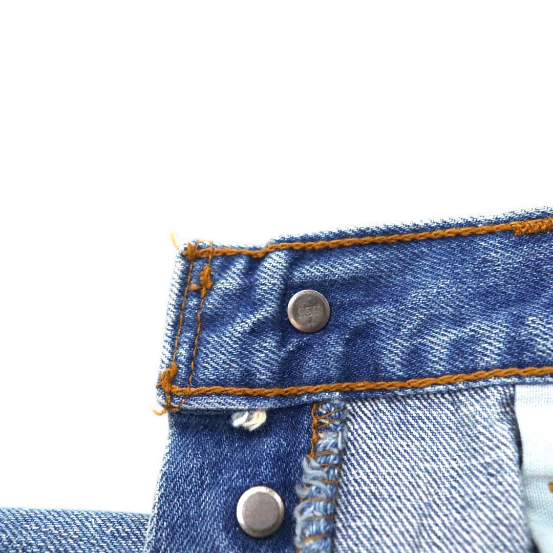 Levi's USA Made 90s 501 Denim Pants, Size 28, Blue, Painted and Distressed