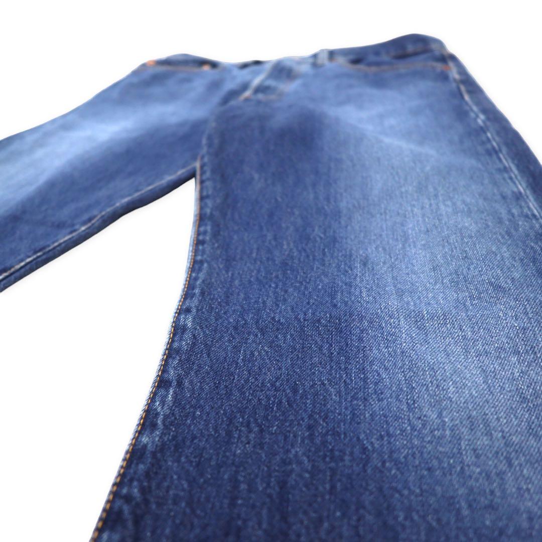 Levi's 90s 501 Regular Straight Denim Pants, Size L, Blue, Button Back 647, Small E, Paper Tag, Single Hem Stitching, Made in Mexico