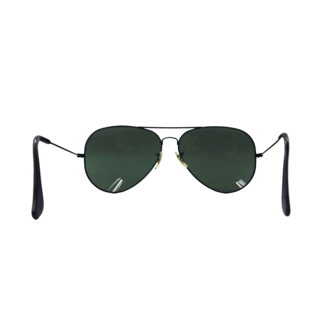 Ray-Ban USA 80年代 ボシュロム社製 クラシックメタル サングラス ティアドロップ ブラック ダブルブリッジ B&L ヴィンテージ