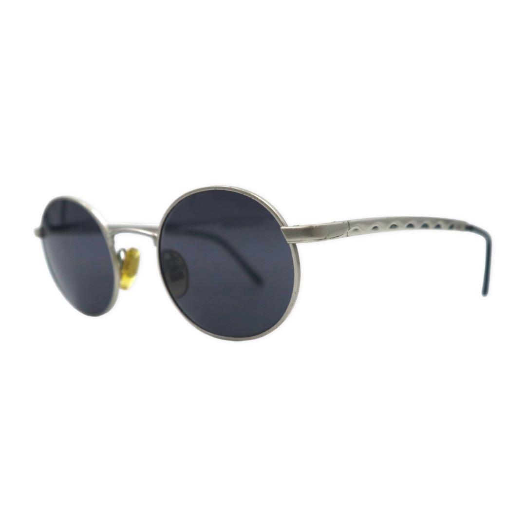 GUESS メタルフレーム サングラス ラウンド シルバー GU 731 SUN 302-3 44-21-135