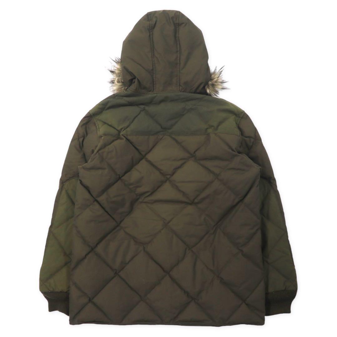 Eddie Bauer ゲッデスパーカー  BAUER DOWN ダウンジャケット M カーキ コットン ナイロン TALONジップ 60/40クロス 防水 EB550 フィルパワー STORMREPEL GEDDES PARKA 復刻
