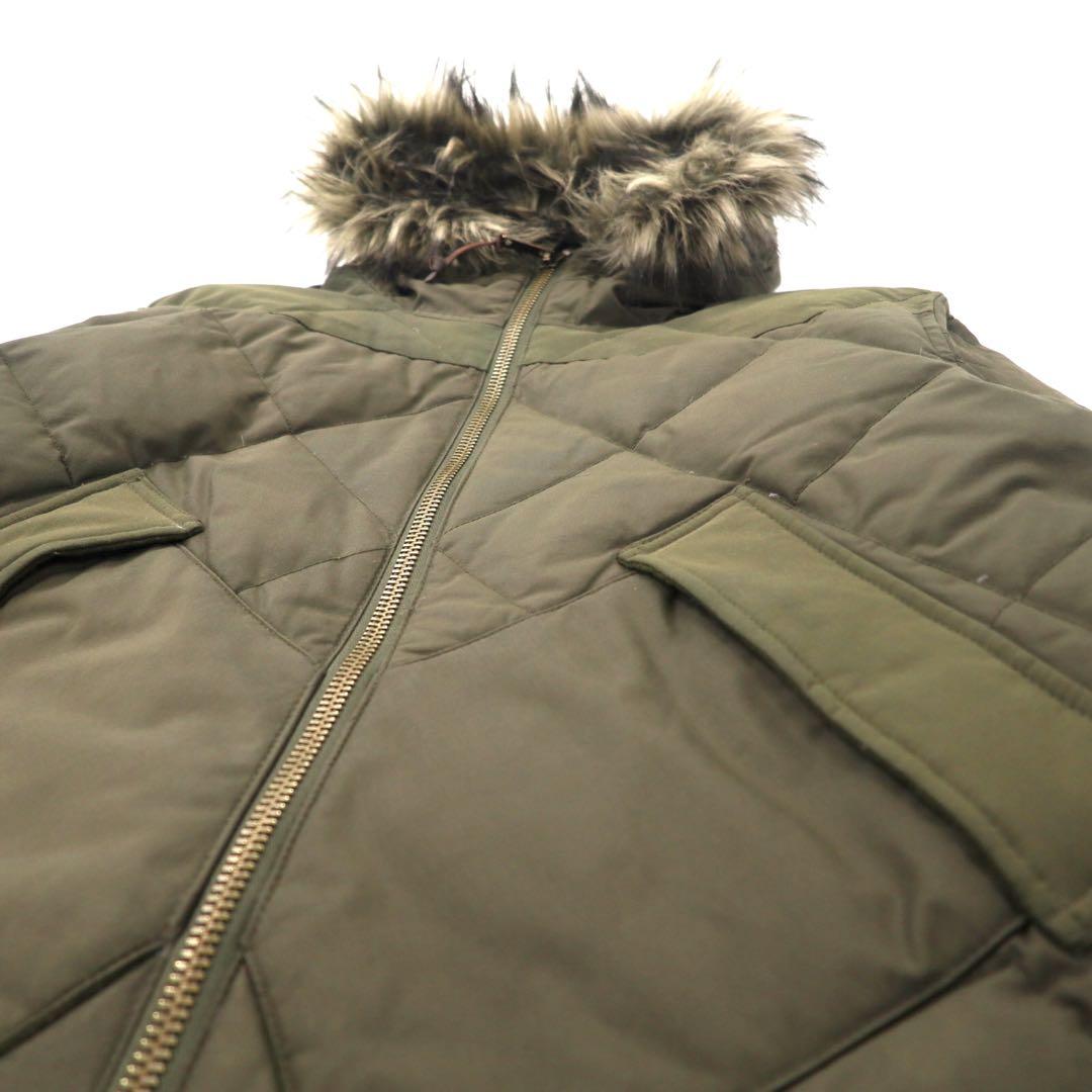 Eddie Bauer ゲッデスパーカー  BAUER DOWN ダウンジャケット M カーキ コットン ナイロン TALONジップ 60/40クロス 防水 EB550 フィルパワー STORMREPEL GEDDES PARKA 復刻
