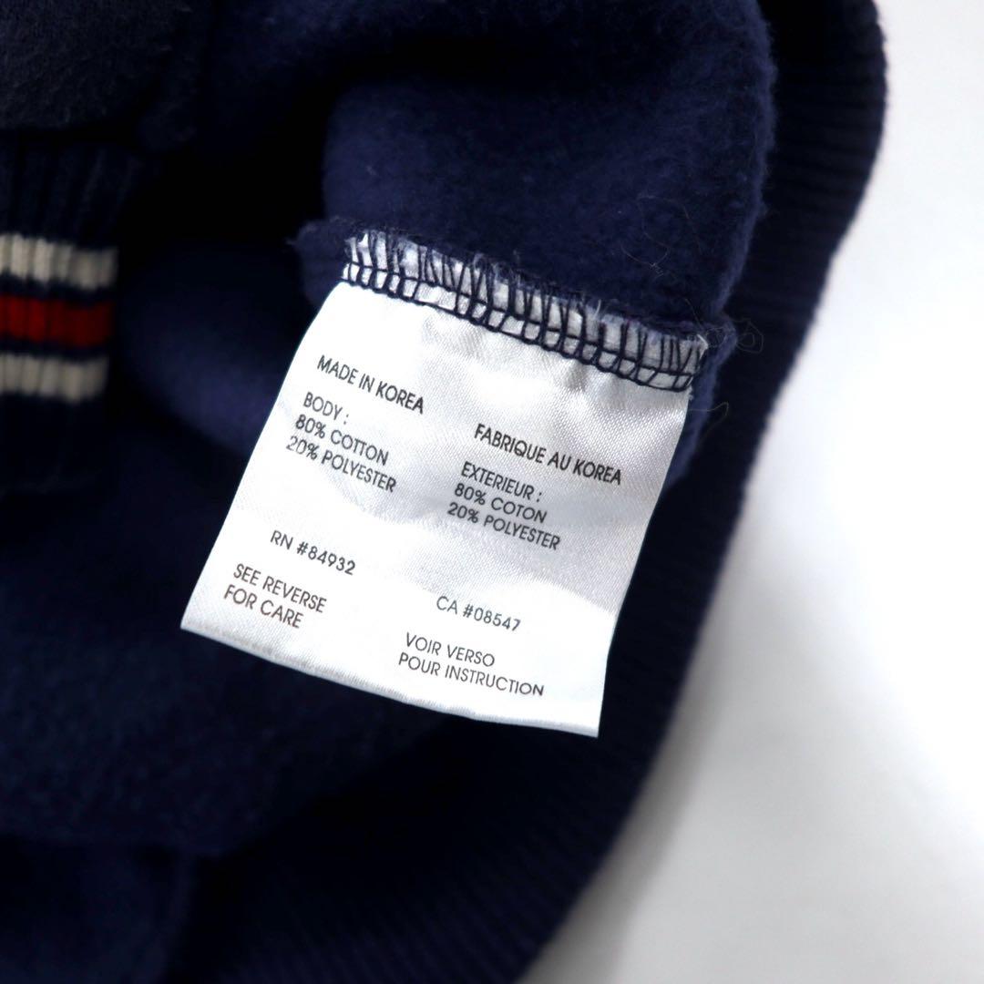 CCM CLASSICS Ribline Sweatshirt, XXL, Navy Cotton, Fleece-Lined, NHL Blue Jacket, Oversized