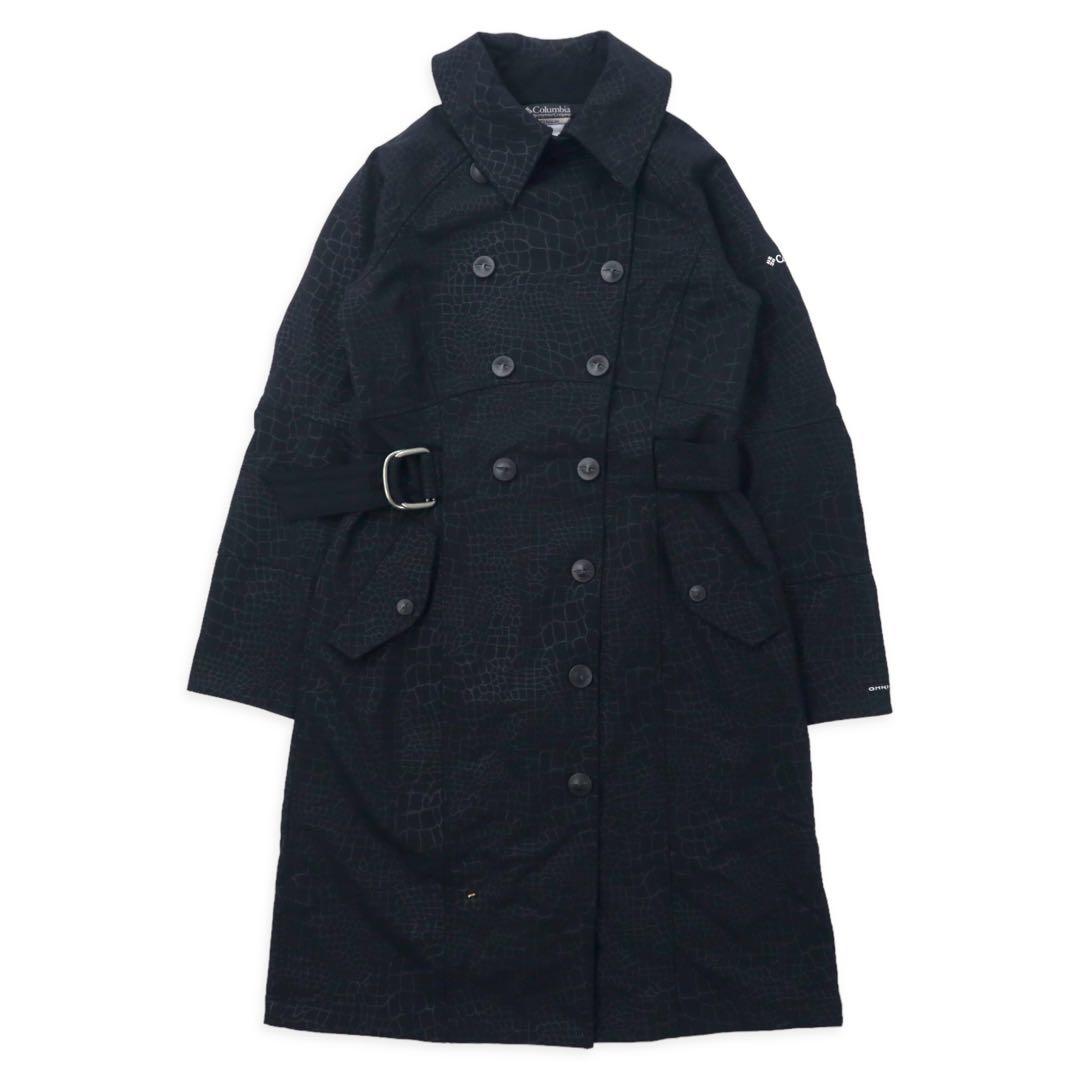 Columbia Titanium Softshell Trench Coat, Size Small, Black, Polyester, OMNI-SHIELD Water-Repellent