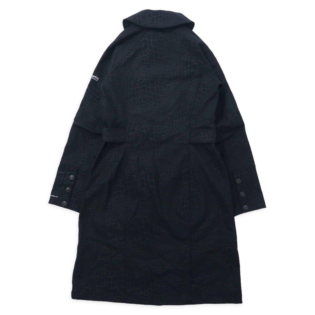 Columbia Titanium Softshell Trench Coat, Size Small, Black, Polyester, OMNI-SHIELD Water-Repellent
