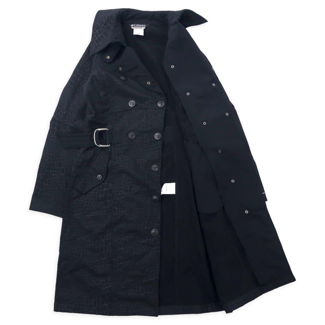 Columbia Titanium Softshell Trench Coat, Size Small, Black, Polyester, OMNI-SHIELD Water-Repellent