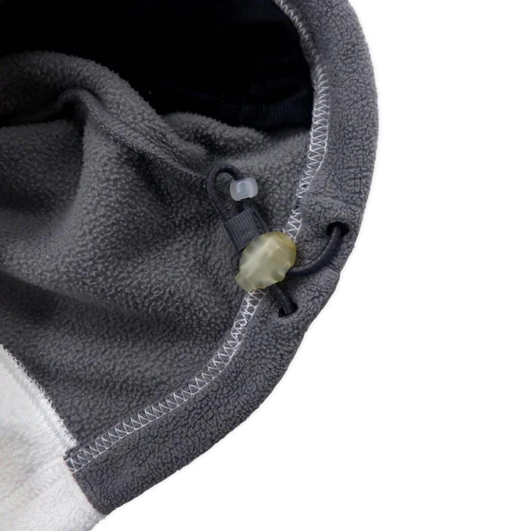 THE NORTH FACE Full-Zip Fleece Jacket, Size S, White, Polyester, with Embroidered Logo, TKA200