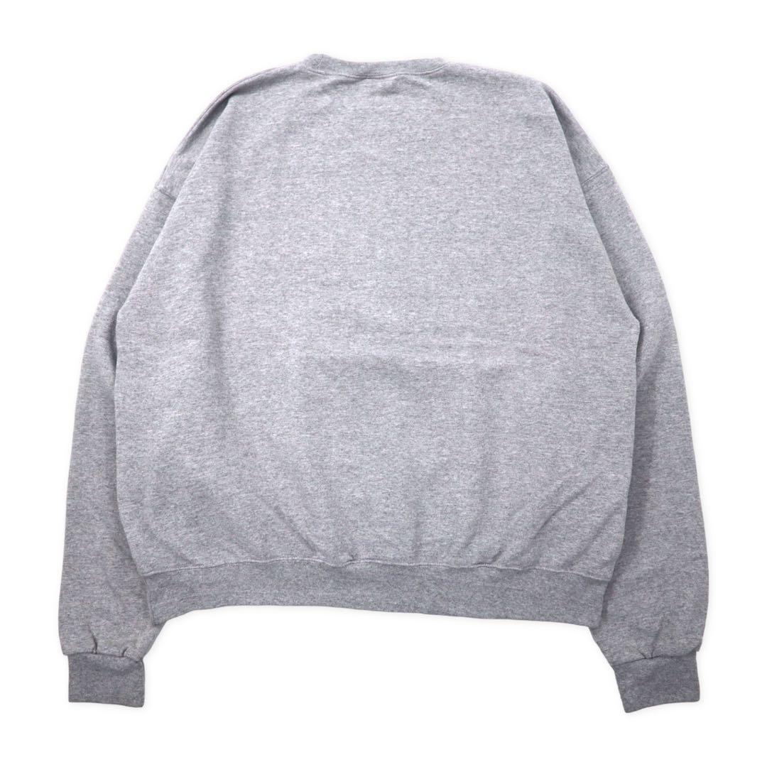 Champion 90年代 カレッジ プリントスウェット XL グレー コットン MARYLAND ビッグサイズ ホンジュラス製