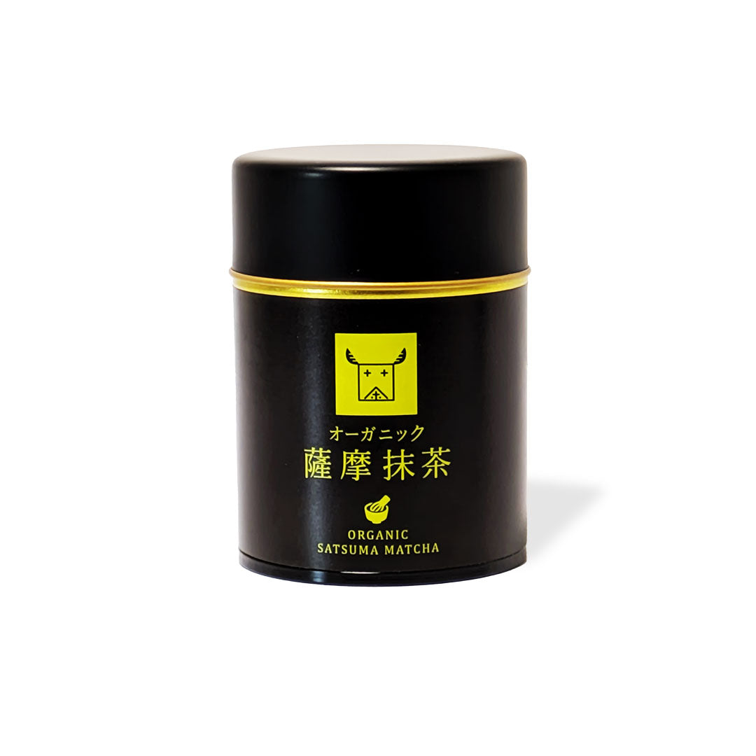【プレミアム有機抹茶】オーガニック薩摩抹茶｜鹿児島薩摩 有機JAS認証 一番茶 高級 セレモニアルグレード 抹茶缶｜CHANOARL PREMIUM ORGANIC SATSUMA MATCHA