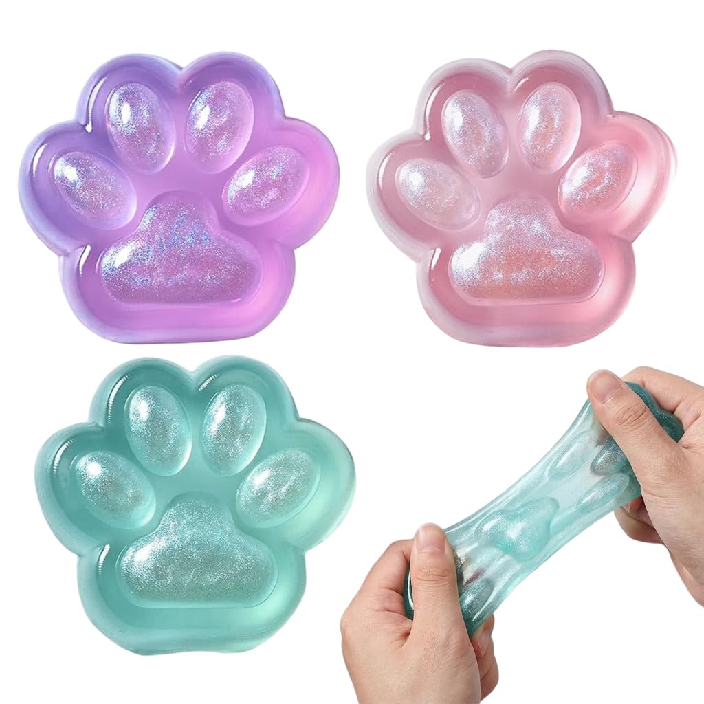 Squishy ~ Dog Paw Transparent   / スクイーズトイ ～ 犬の足跡 透明