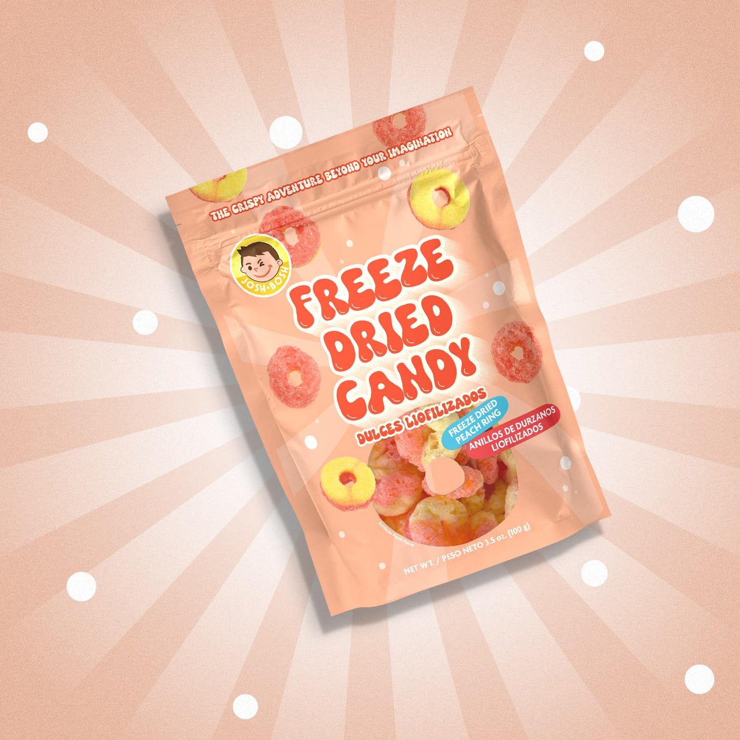 Freeze Dried Rainbow Popping Gummies Collection