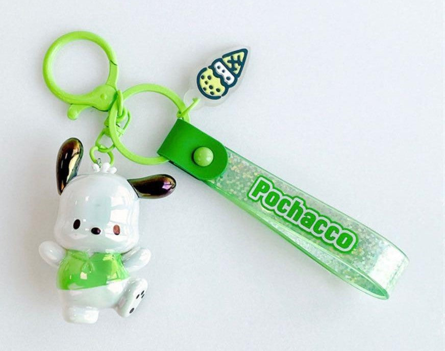 Pochacco Metallic Keyring / ポチャッコ メタリックキーホルダー