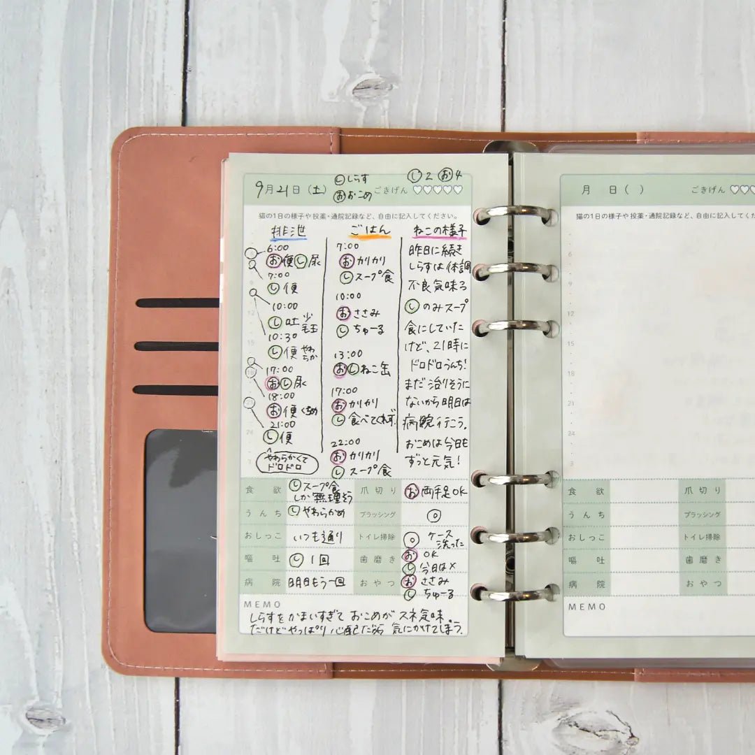 Cat Help Notebook (Binder Style) | All your cat's medical visits and health management in one book | Cat Health Management Notebook