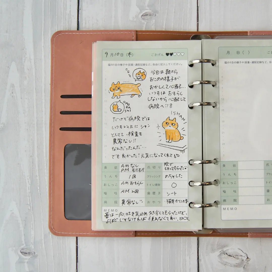 Cat Help Notebook (Binder Style) | All your cat's medical visits and health management in one book | Cat Health Management Notebook