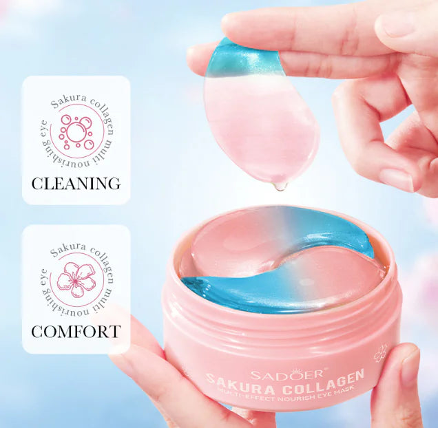 Collagen Eye Mask - Hydrating Under-Eye Patches for Puffiness and Dark Circles (80g)