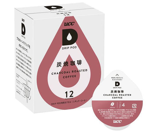 UCC DRIP POD(ドリップポッド) 炭焼珈琲 12P×12箱入【日本出荷】