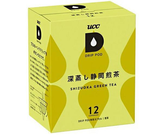 UCC DRIP POD(ドリップポッド) 深蒸し静岡煎茶 12P×12箱入【日本出荷】
