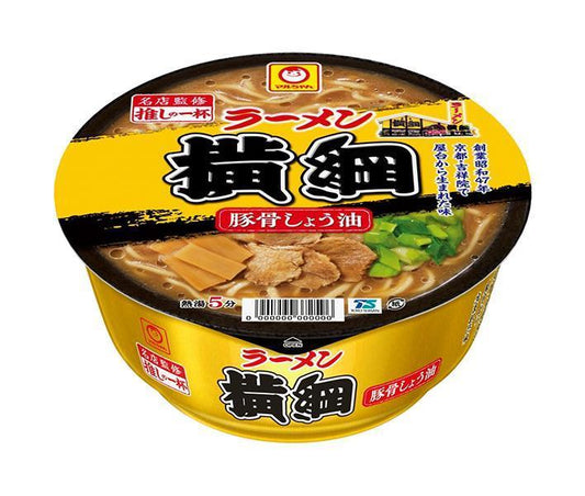Toyo Suisan Oshi no Ippai Ramen Yokozuna Pork Bone Soy Sauce 121g x 12 pieces [Shipped in Japan]
