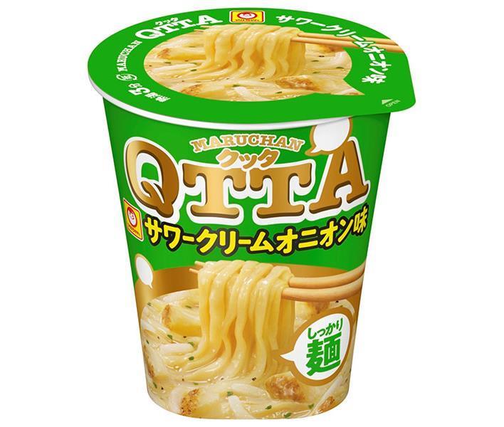 東洋水産 MARUCHAN QTTA(マルチャン クッタ) サワークリームオニオン味 82g×12個入【日本出荷】