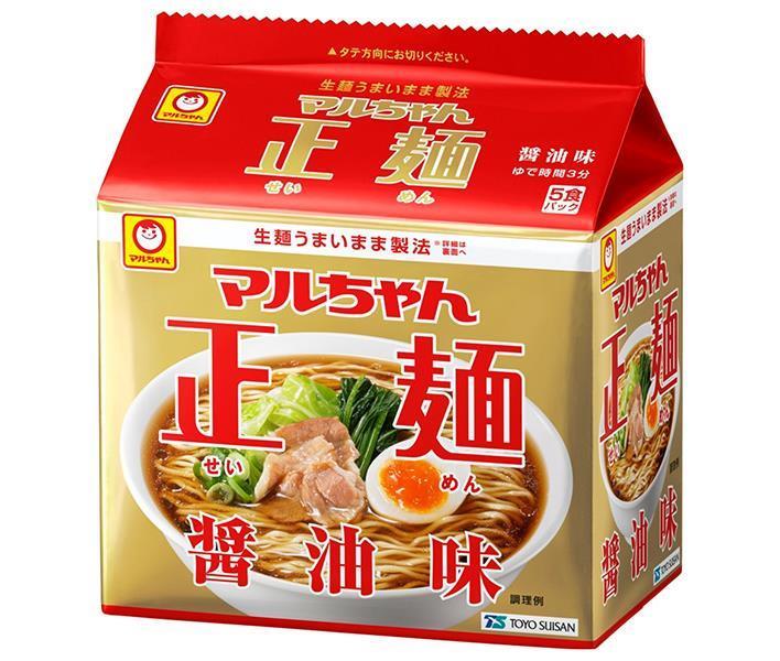 東洋水産 マルちゃん正麺 醤油味 (105g×5食)×6個入【日本出荷】