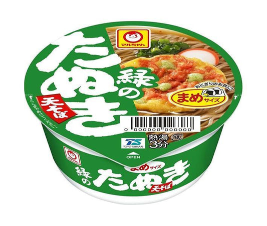 東洋水産 マルちゃん 緑のまめたぬき天そば（西向け） 45g×24(12×2)個入【日本出荷】