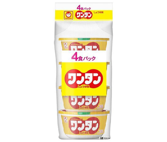 東洋水産 マルちゃん ワンタン しょうゆ味4P (32g×4食)×6袋入【日本出荷】