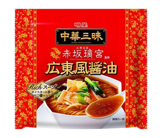 Myojo Foods Chinese Zanmai Akasaka Rigu Cantonese Style Soy Sauce 104g x 12 bags [Shipped in Japan]