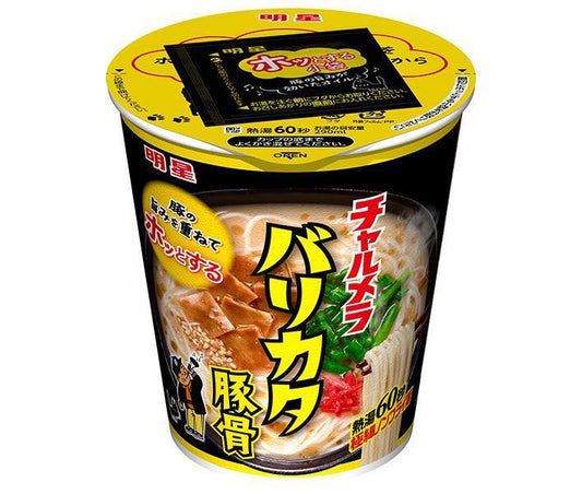 Myojo Foods Charumera Cup Barikata Pork Bone 66g x 12 pieces [Shipped in Japan]