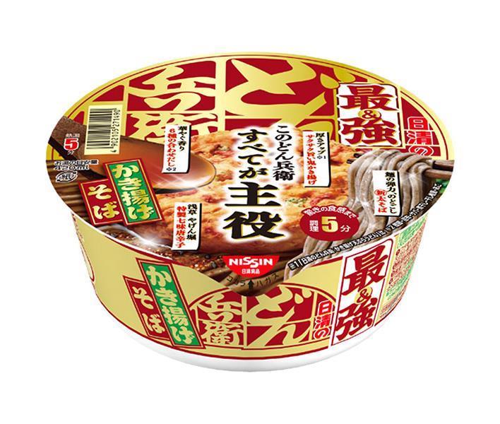日清食品 日清の最強どん兵衛 かき揚げそば 101g×12個入【日本出荷】