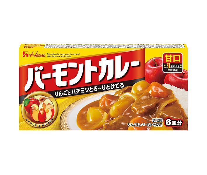 ハウス食品 バーモントカレー 甘口 115g×10個入【日本出荷】