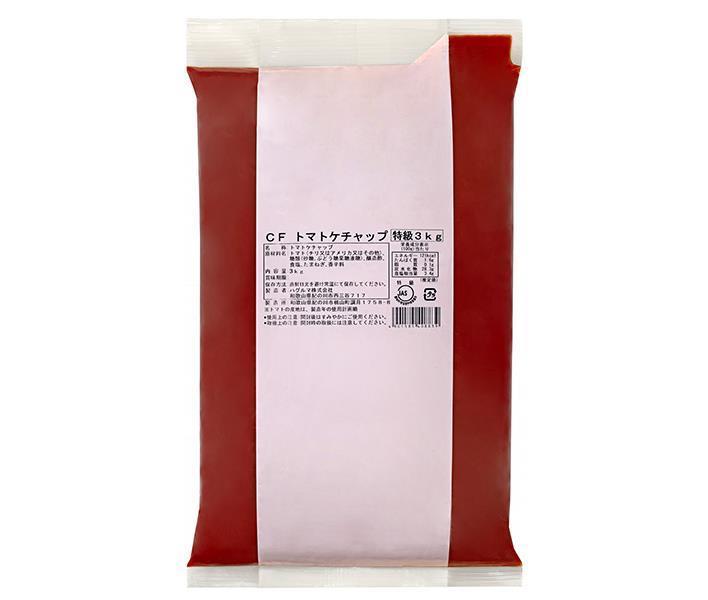 Haguruma JAS Special Grade CF Tomato Ketchup Pillow Pack, 3kg x 4 Bags [Ships from Japan] 