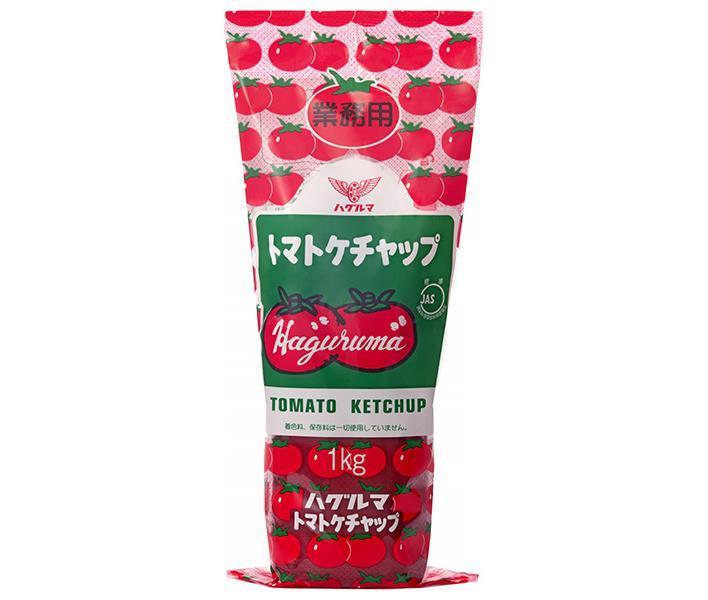 Haguruma JAS Standard Tomato Ketchup, 1kg Tube x 12 Tubes [Ships from Japan] 