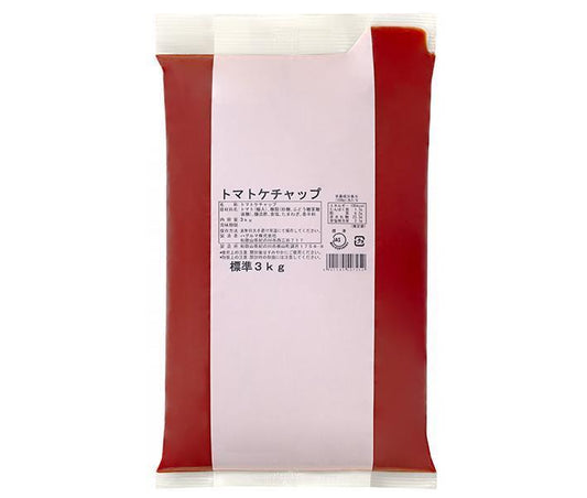 ハグルマ JAS標準 トマトケチャップ 3kg袋パック×4袋入【日本出荷】